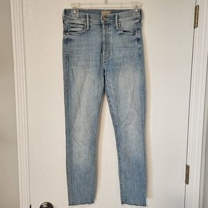 Mother Denim-The Stunner Ankle Fray Jeans